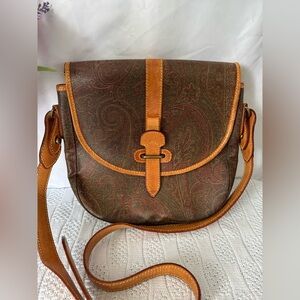 Etro vintage saddle style crossbody needs TLC! Read desc